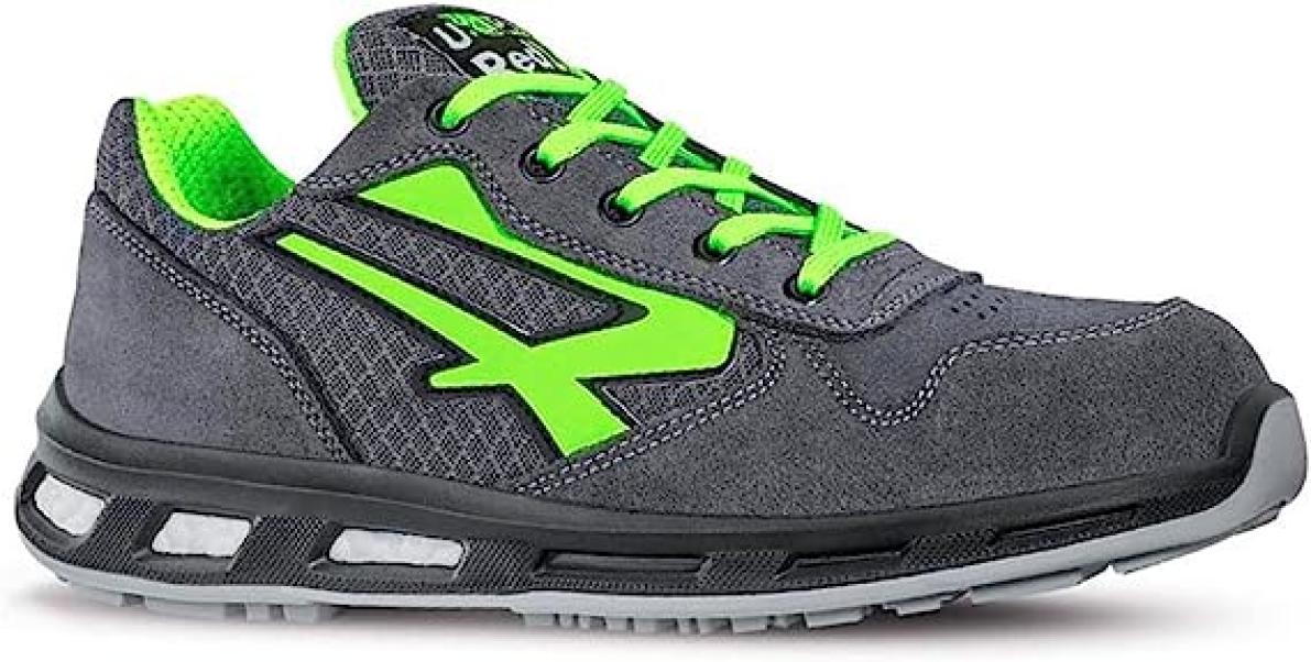 Scarpe Antinfortunistiche U-Power Red Lion Point, in Pelle Leggere, Flessibili, Antiperforazione, con Inserto Infinergy e Puntale in Alluminio