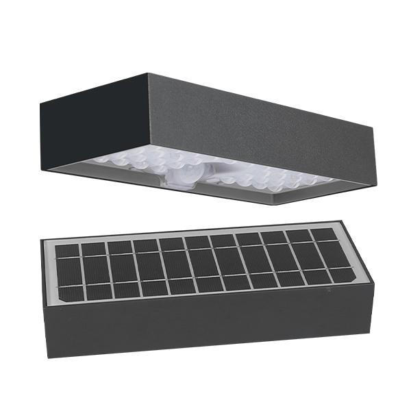 Blocchetto Applique lampada Solare da esterno 800 Lm IP65 Antracite IO67107
