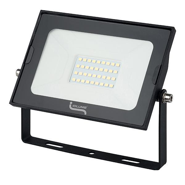 Proiettore led da esterno 30 watt IP65 Garda 4000k 3000LM Nero IO630120