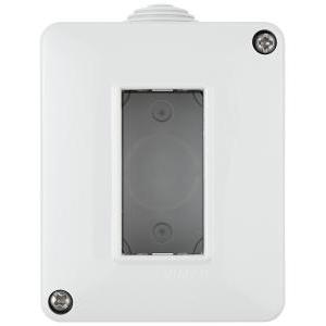 Contenitore da parete ip40 1 modulo eikon arke plana  isoset 14801
