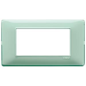 Placca 4 moduli reflex menta  plana 14654.44