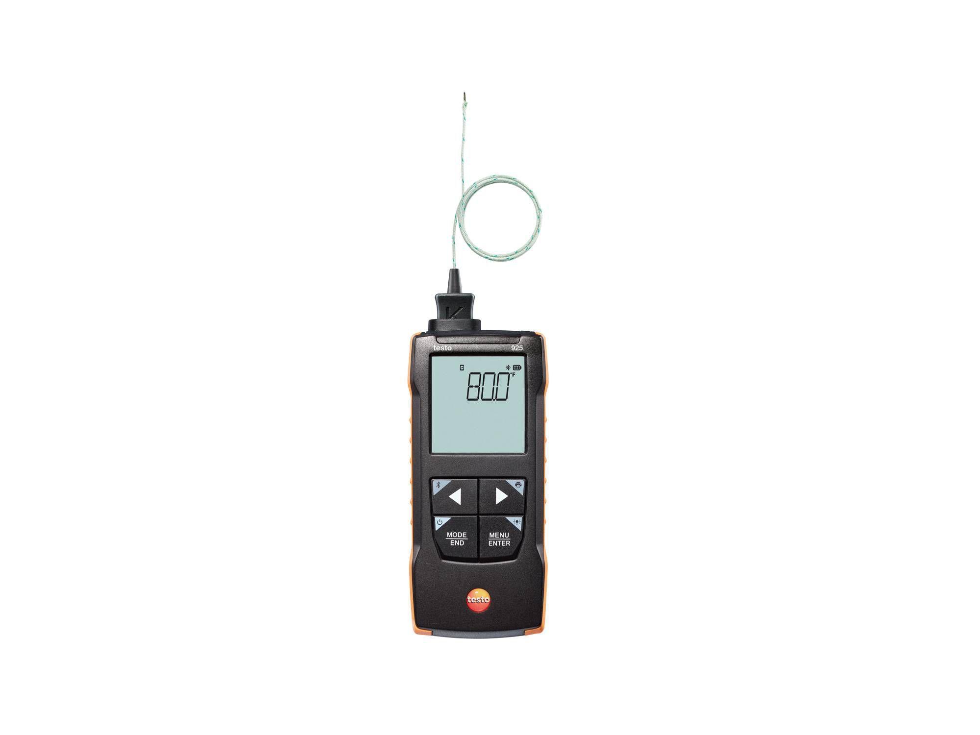 Strumento di misura della temperatura per TC Tipo K con collegamento allu2019app Testo 925 0563 0925