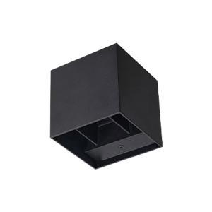 Applique Da Muro Per Esterno A Led 10 Watt Lampada Decorativa A Strisce Cubo Nero Da Parete Per Facciata Balcone Terrazzo Ip54 82873189 - Foto 10