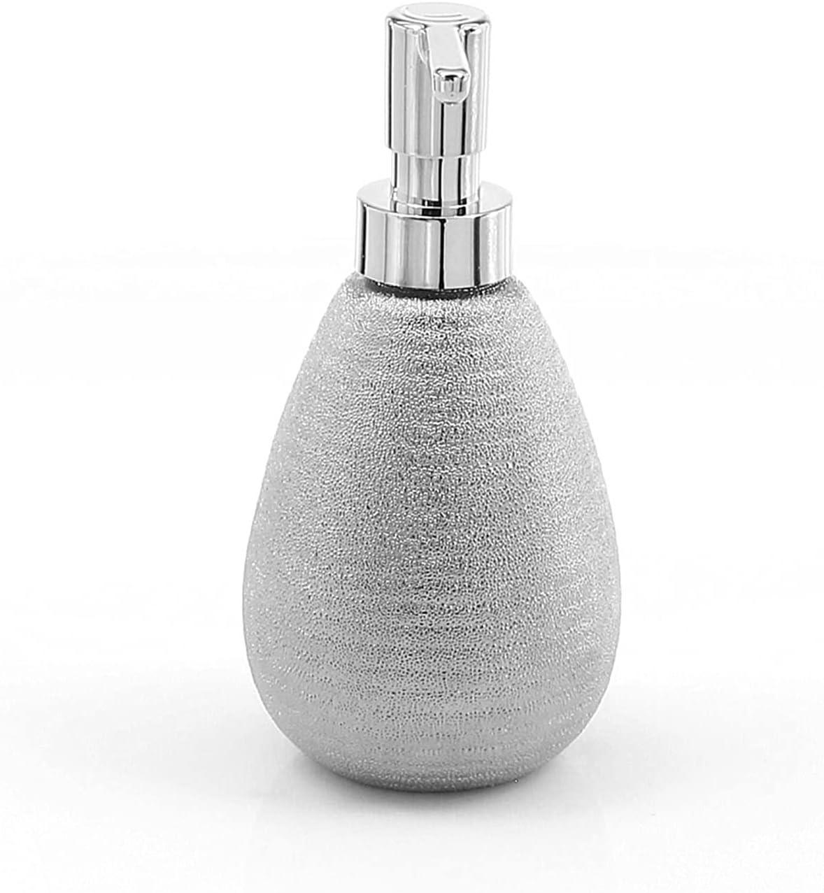 Astrid dispenser dosa sapone bagno da appoggio argento Gedy 0000AD807300000