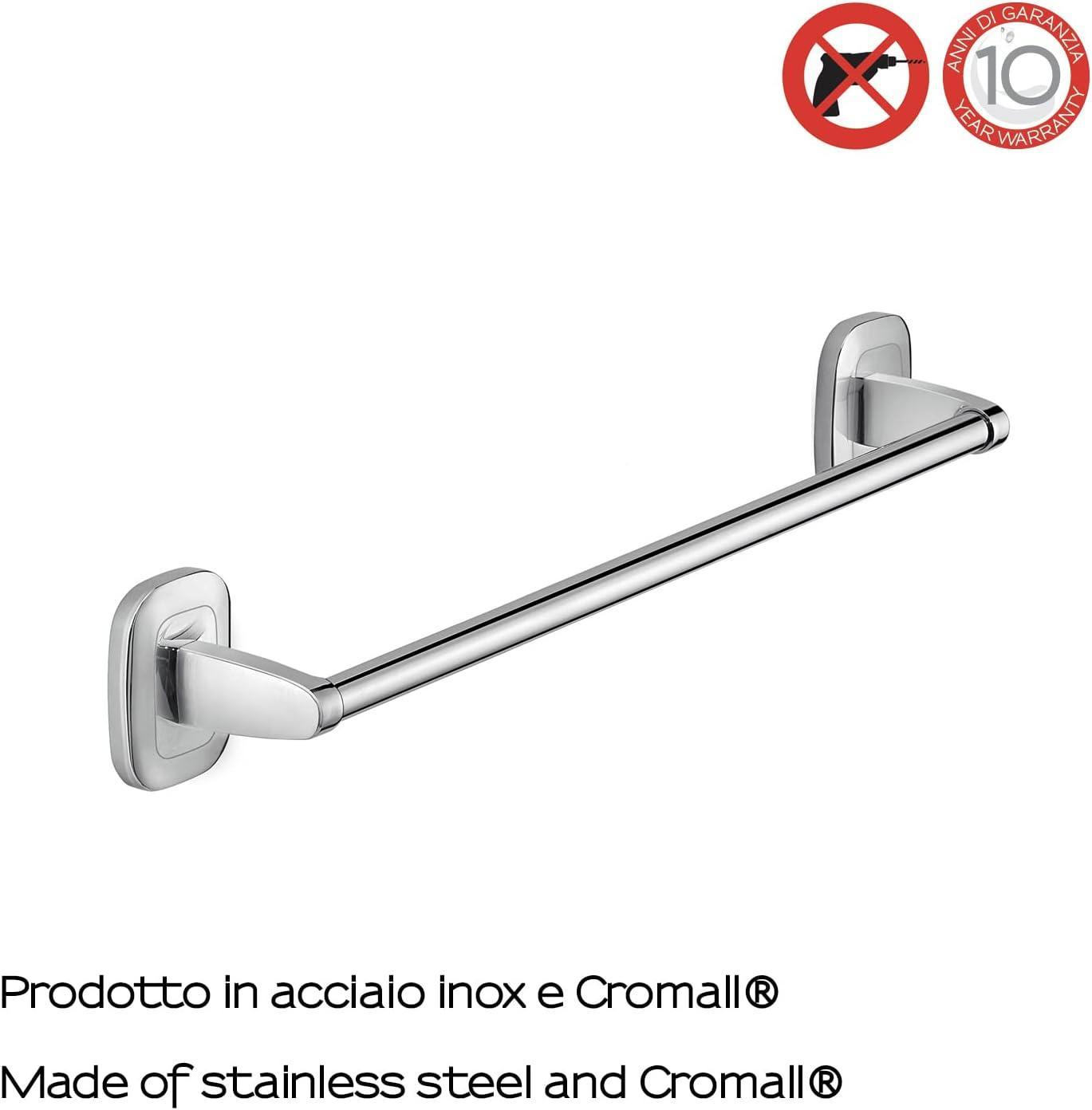 gedy everest portasciugamani da parete 45 cm cromato gedy 0000ev211345100 - foto 3