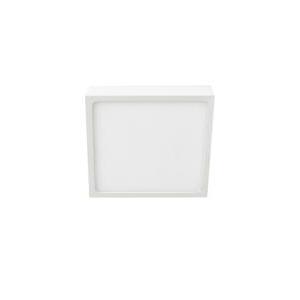 Lampada led plafoniera 6w ip44 4000k quadrata luce naturale  2044/n