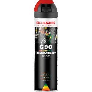 Marker spray tracciante 360 gradi fluo rosso 500ml  g9003