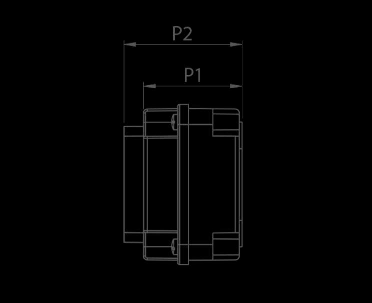 Scatola gas da incasso con raccordo in uscita TC 3/4 X 1/2 F Teco RK13KC0100