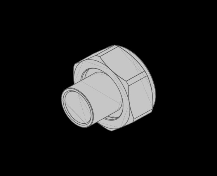 Raccordo gas a saldare K2 TC 3/4 22mm Teco K2CS2201