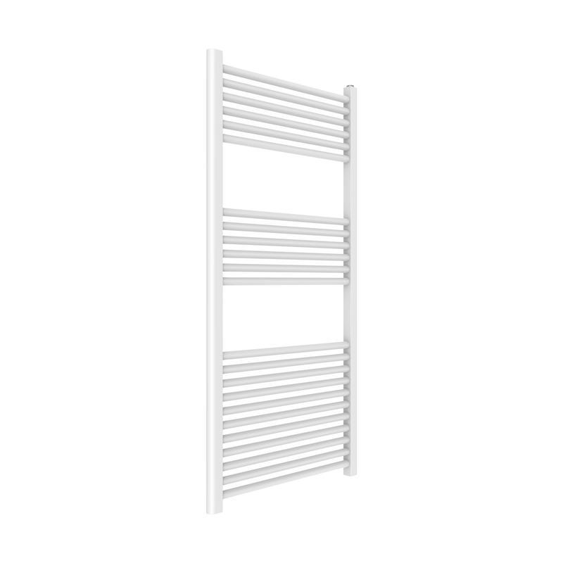 Termoarredo scaldasalviette 600x1200mm interasse 550mm colore bianco Opera Ercos ASOPEF901006001200