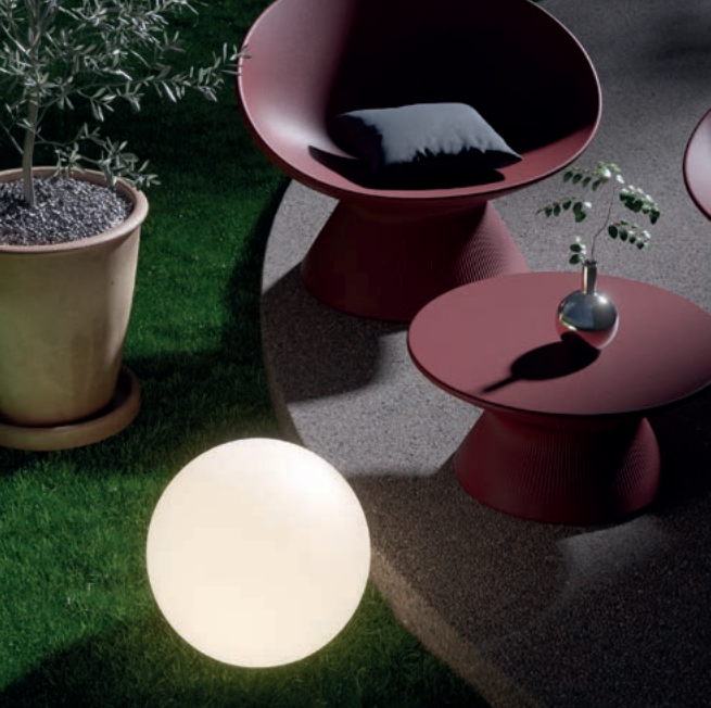 Lampada terra sfera opale E27 Redo Baloo 9965