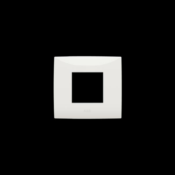 Placca 2 moduli colore bianco Abb Chiara 2CSK0201CH