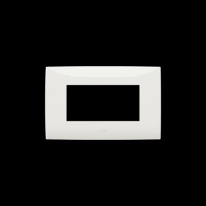 Placca 4 moduli colore bianco  chiara 2csk0401ch