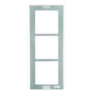 Cornice coprifilomuro con telaio 3 moduli sinthesi s2  1148/63