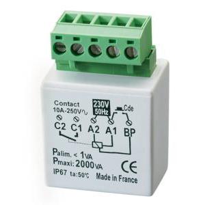 Modulo rele elettronico passo passo temporizzabile 2000w sistema filare ad incasso con neutro  5454350