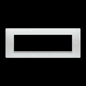 Placca in tecnopolimero, bianco nea, 7 moduli nea flexa  11807.bn