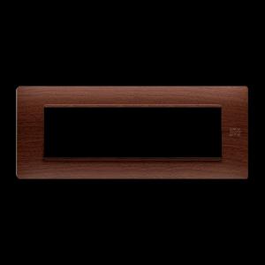 Placca in tecnopolimero, rovere, 7 moduli nea flexa  11807.rv
