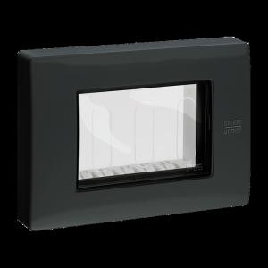 Coperchio protetto ip55, antracite nea, 3 moduli  12513.an