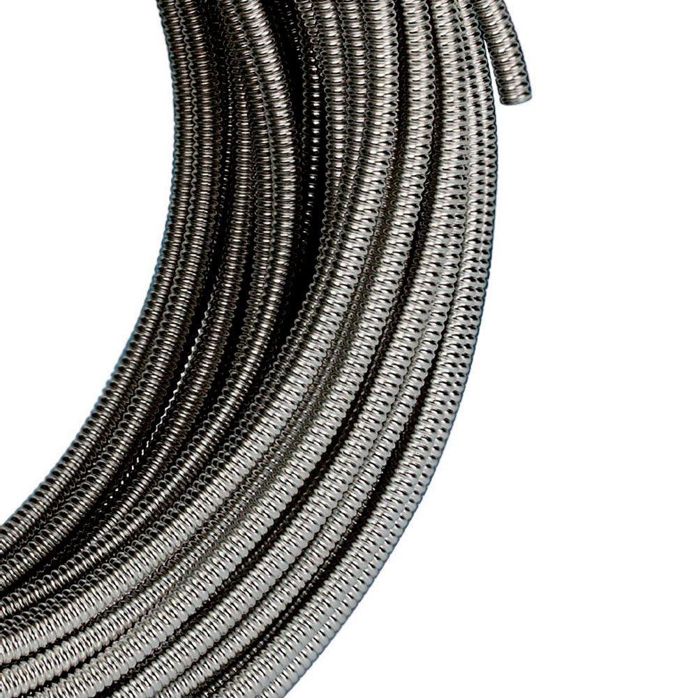 Tubo acciaio EMIWATER DN 12 raccordo 3/4 5 metri AISI 304 Emiflex 5581505