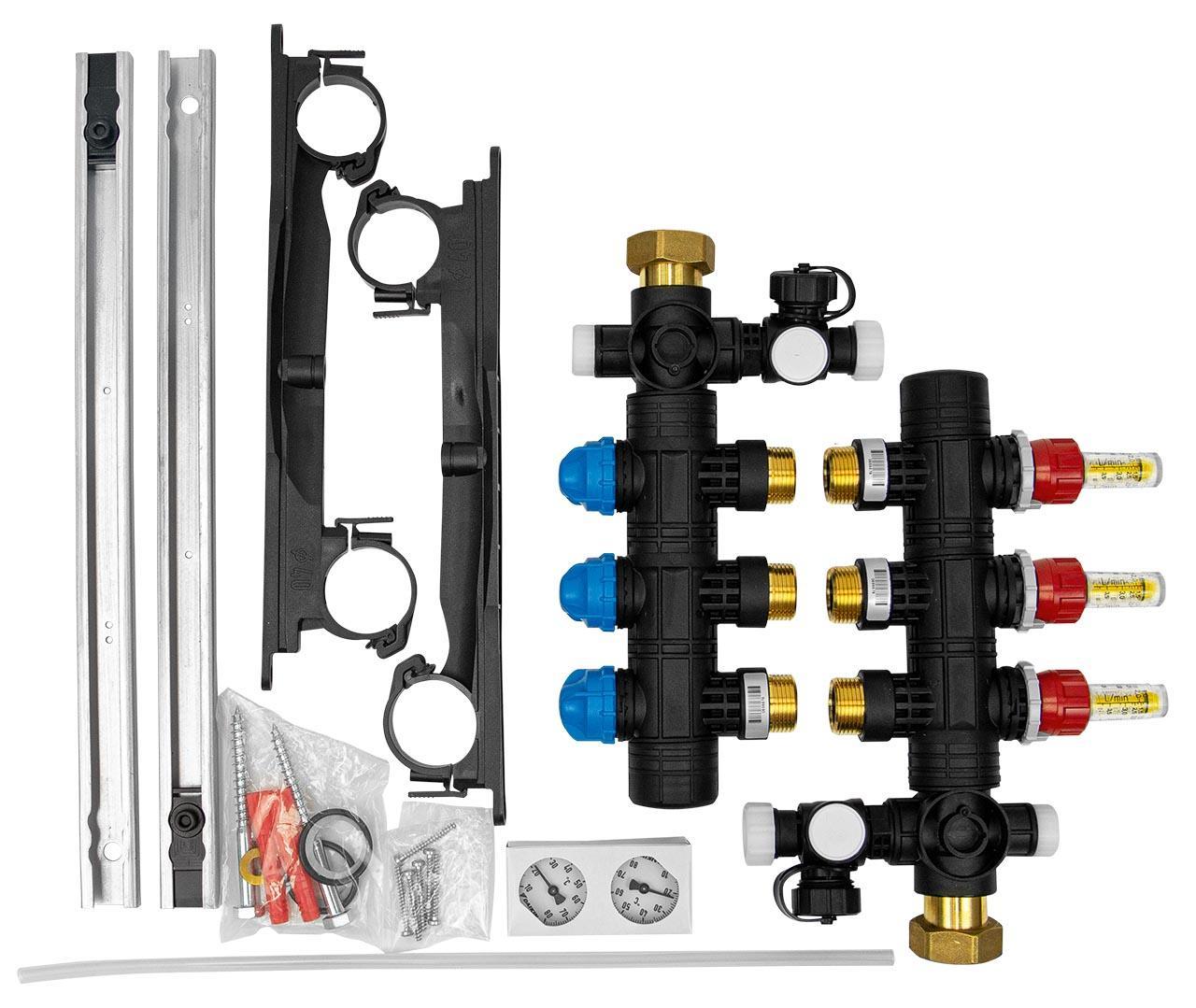 Collettore a 3 vie per riscaldamento a pavimento HKV RMX3 Daikin ECOLLECTRMX3A