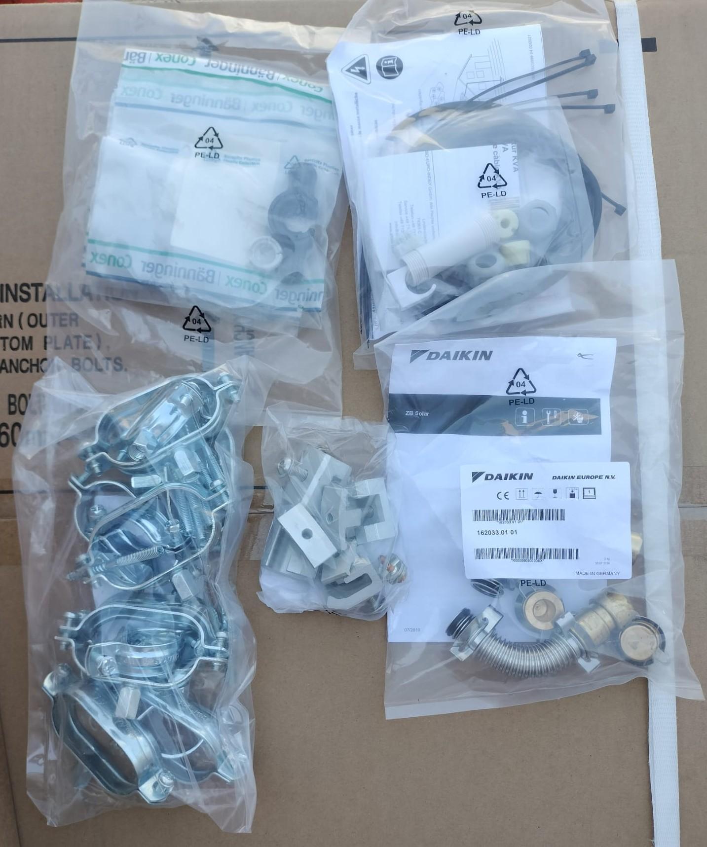 Kit accessori per montaggio Solaris RCIP Daikin 162037-RTX
