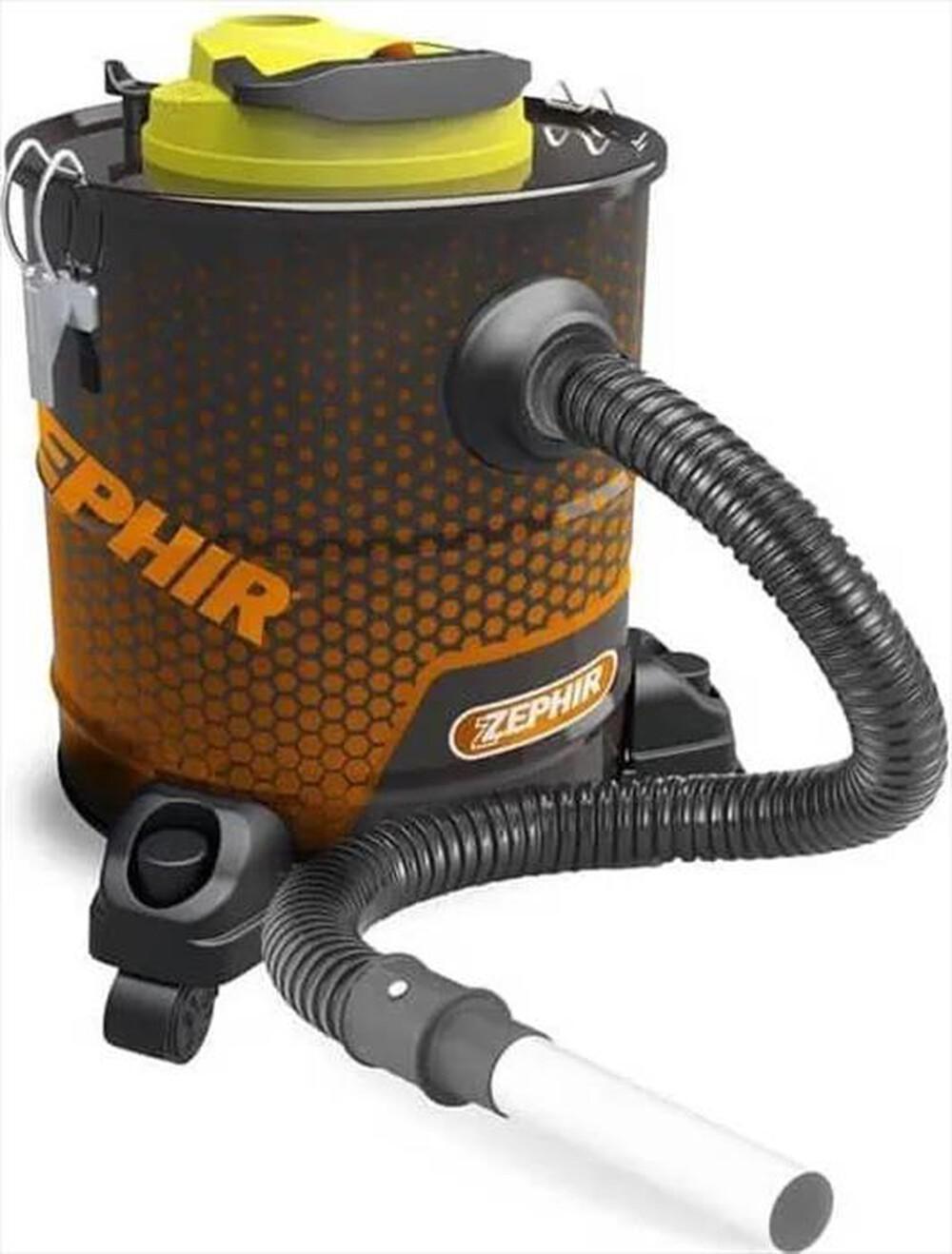 Bidone aspiracenere 20 litri con ruote 1200W Zephir ZHV20