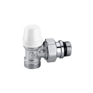 Detentore per radiatori a squadra, ottone cromato, attacco g 3/8″ iso 228‑1 m  342302