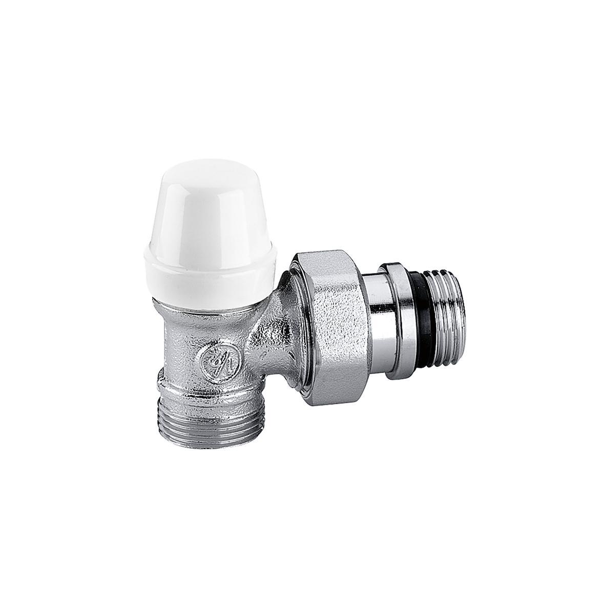 detentore radiatori squadra 3/8 caleffi 342302 ottone cromato