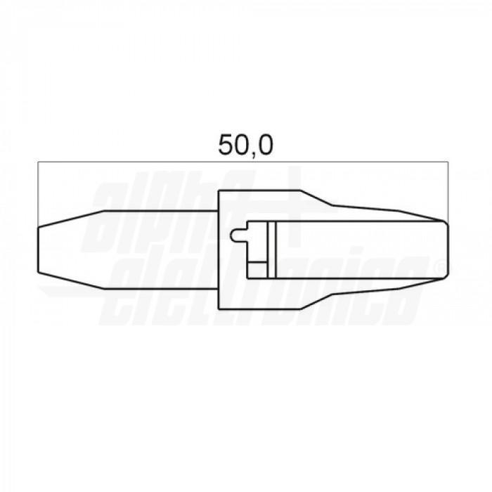 Portafusibile volante per fusibili 5x20mm Alpha Elettronica PF25