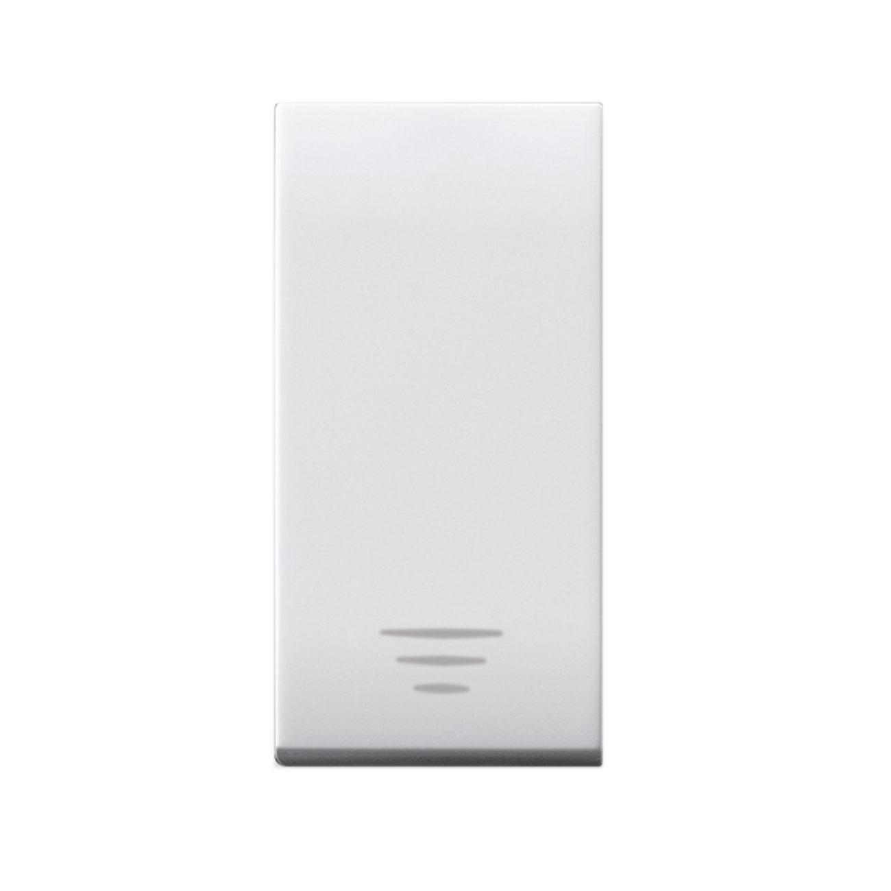 Pulsante tasto con gemma Domus S44 1P 10A illuminabile 1 modulo Ave 441005