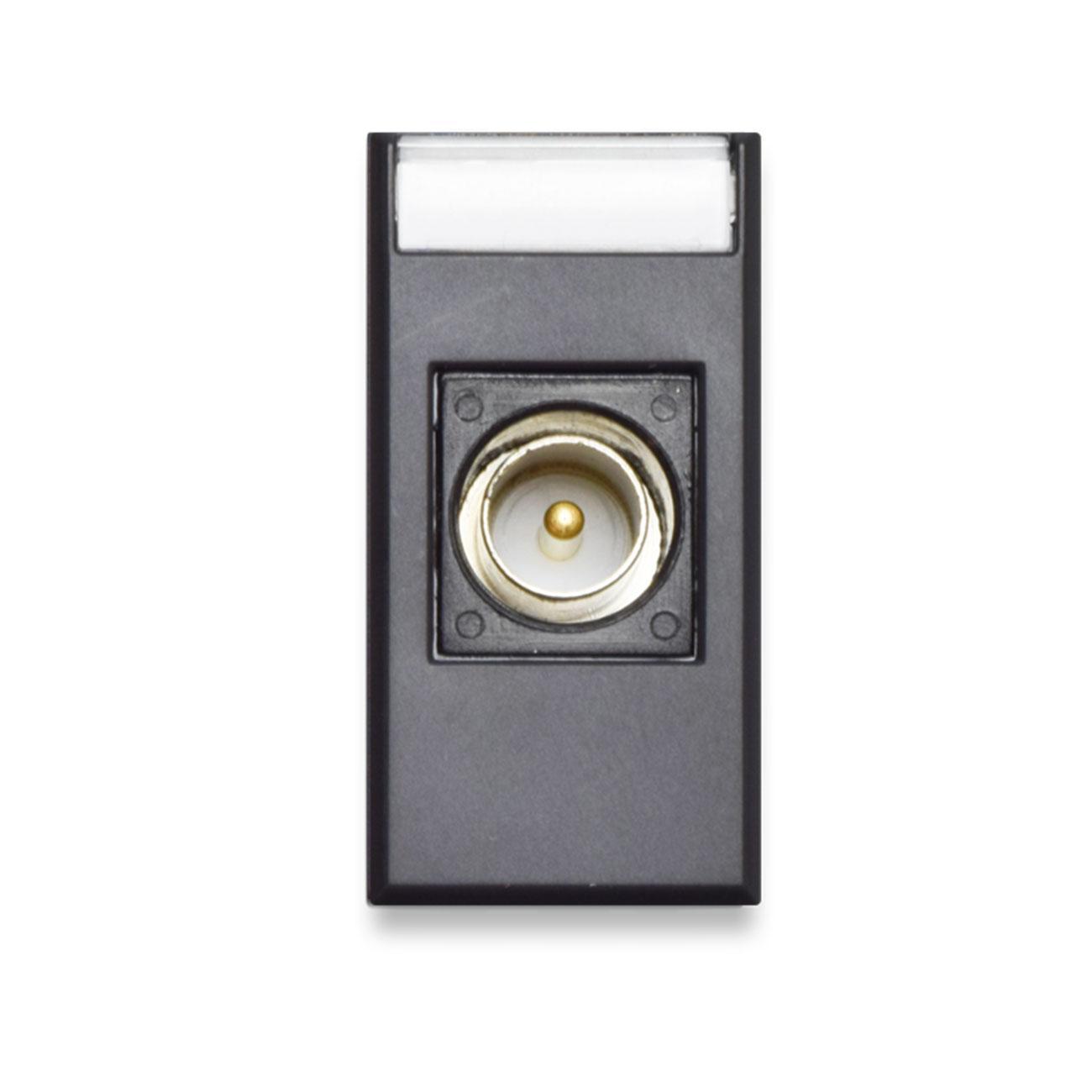 Presa TV/SAT maschio Tekla S44 colore grigio 1 modulo Ave 445096IM
