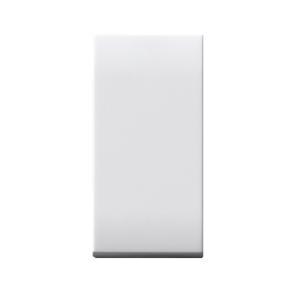 Tasto liscio domus s44 colore ral 9010 finitura lucida 1 modulo  441t