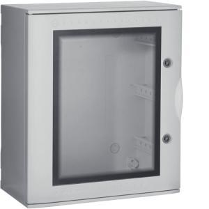 Quadro con oblò in vetroresina ip66 54 moduli grigio 500x430x210mm vtr 03 oblo  b04623