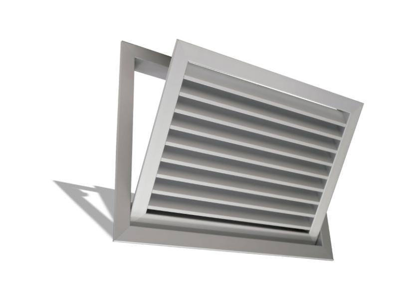 griglia ripresa filtro alluminio bianco 800x400 air control gra6
