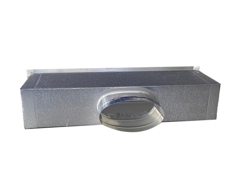 Plenum porta bocchetta con attacco posteriore diametro 200mm 400x150mm Air Control PLP400X150-D200