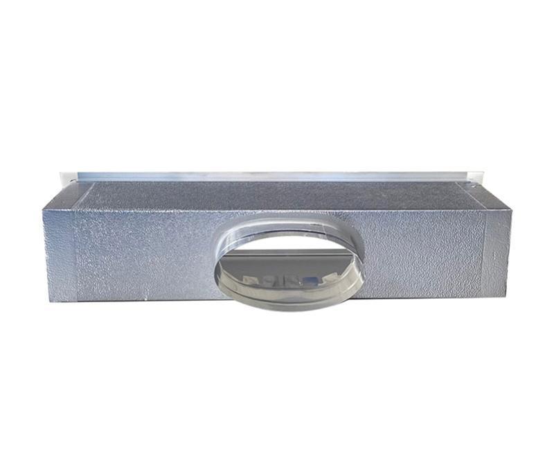Plenum porta bocchetta con attacco posteriore diametro 200mm 400x150mm Air Control PLP400X150-D200