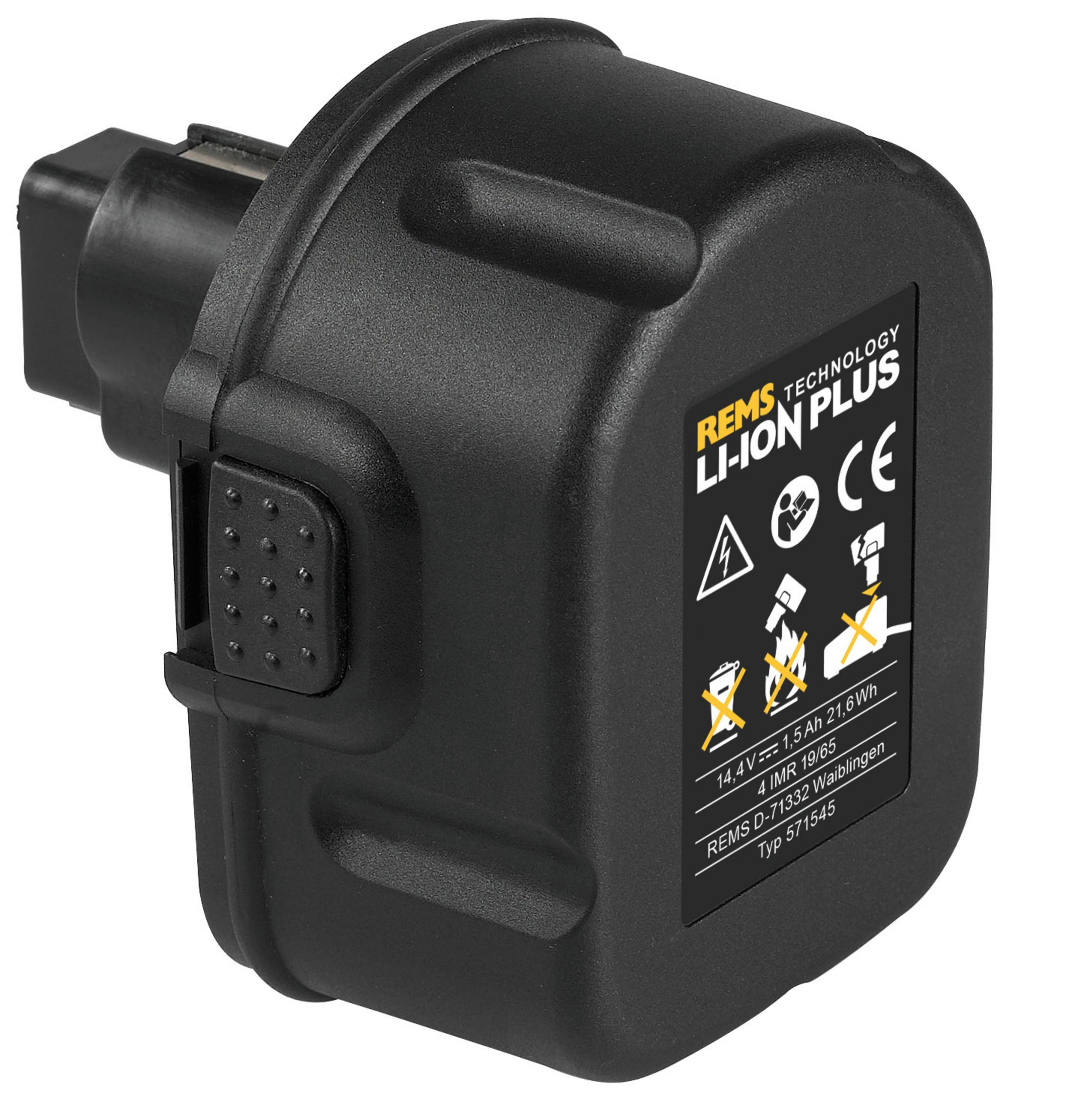 Batteria Li-Ion Plus 14,4 V 2,5 Ah Rems 571545 R14