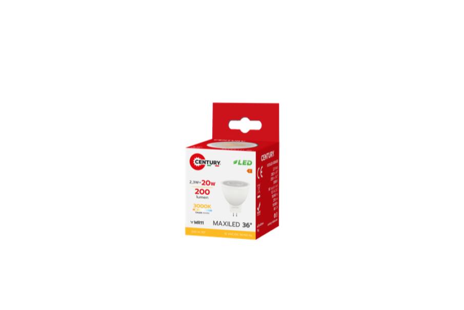 Faretto spot led maxiled bianco Century K12XLED-300430