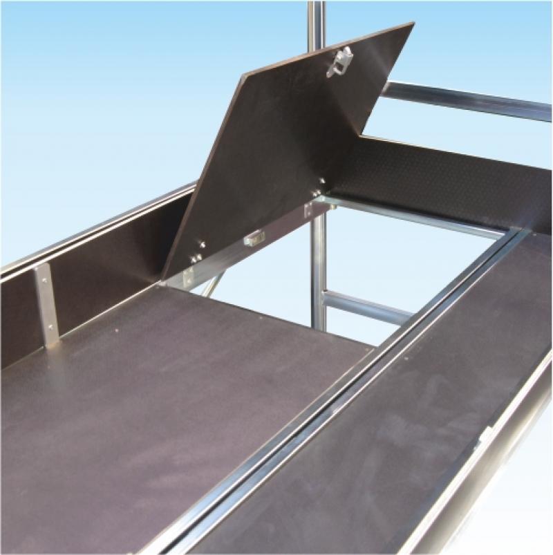 Ponteggio in ferro professionale 180x100cm altezza 6,13 metri con 1 piano Frigerio ORIO-04