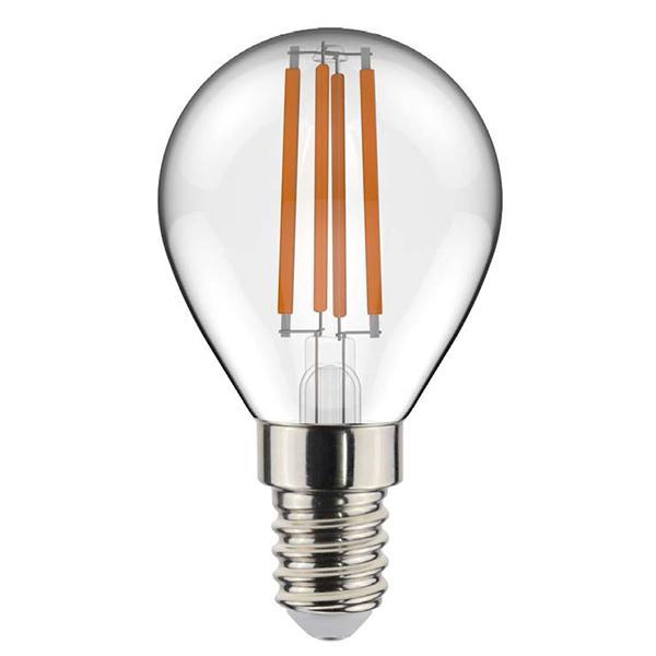Lampadina a Filamento LED G45 E14 6W 806Lm 3000K Trasparente Iolume IO130601