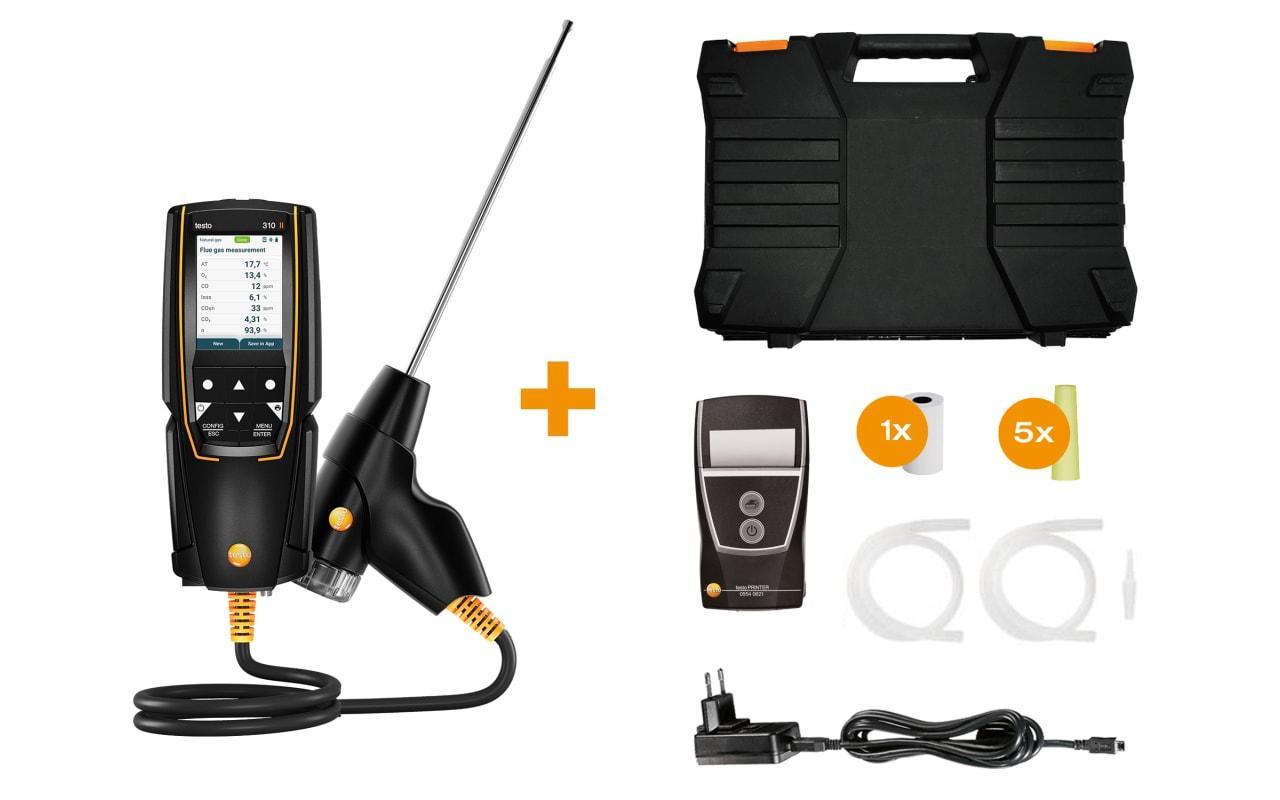 Analizzatore di combustione con stampante 310 II Testo 0563 3105