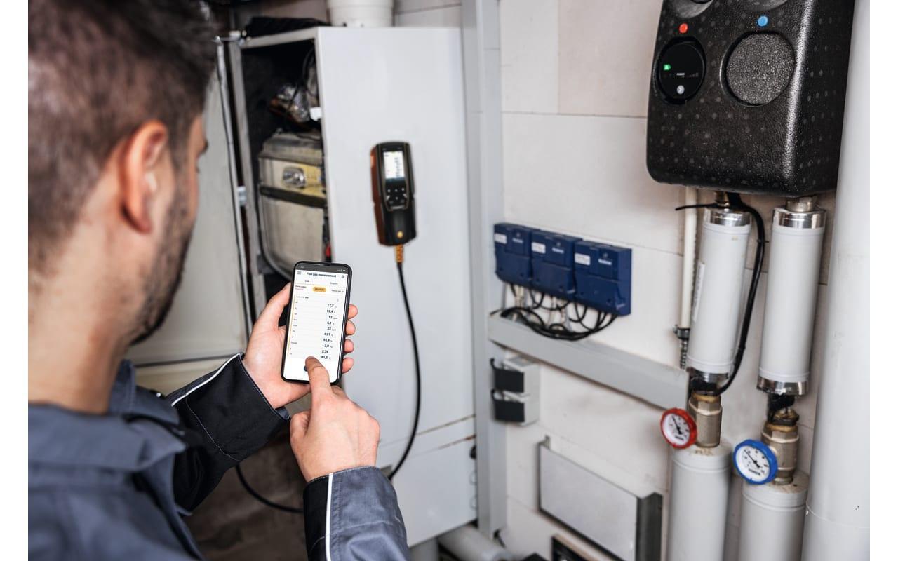 Analizzatore di combustione con stampante 310 II Testo 0563 3105