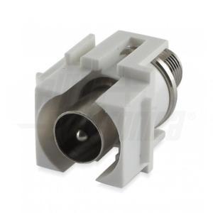 Keystone antenna colore bianco tv iec maschio con presa f  96-134
