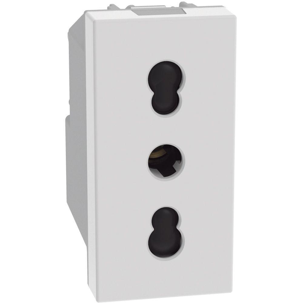 Presa bipasso MatixGO 1 modulo bianco BTicino JW4180