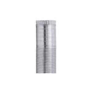 Tubo flessibile in alluminio naturale dn 150 lunghezza estensibile da 0,85 m a 3 m   0000150