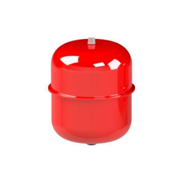 vaso di espansione rosso da 8 litri CIMM per impianti riscaldamento