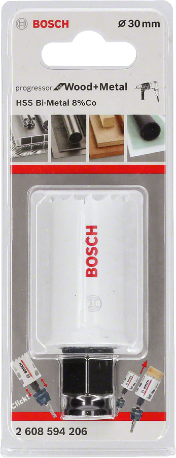 Sega a tazza Progressor per legno e metallo 30x44 mm Bosch 2608594206
