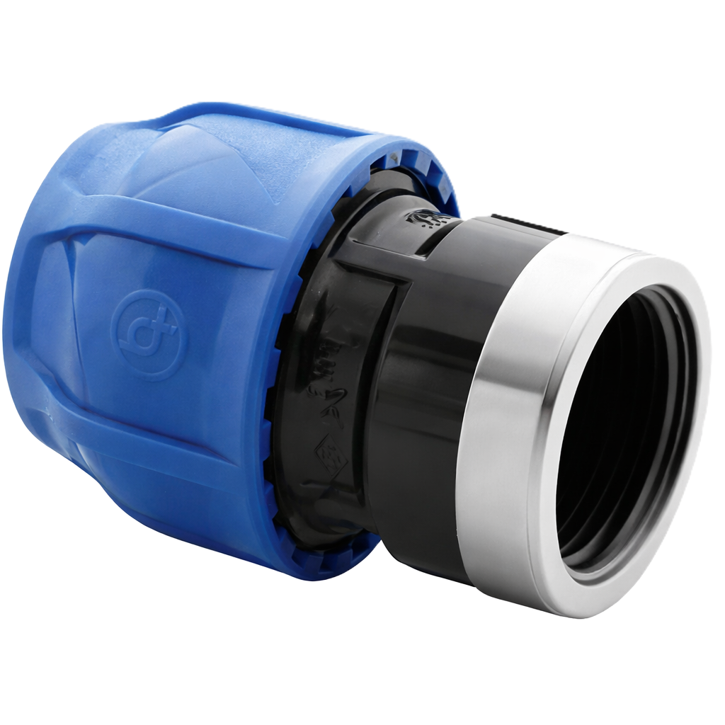 Raccordo femmina a compressione 16x1 2 per tubo PN16 GARVER