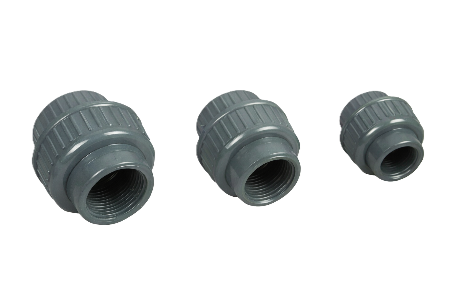 bocchettone pvc femmina femmina con o-ring per impianti idraulici raccordo del taglia