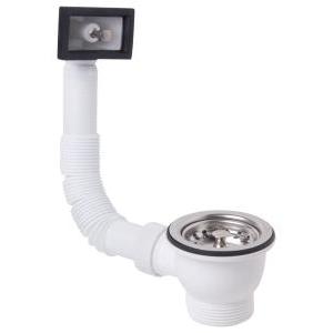 Piletta per lavello con foro 60mm polipropilene  132.605.6